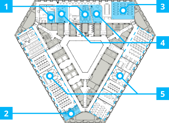 GROWTH新宿 オフィスレイアウト